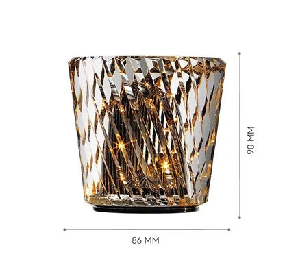 PrismGlow Crystal Lamp