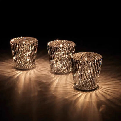 PrismGlow Crystal Lamp