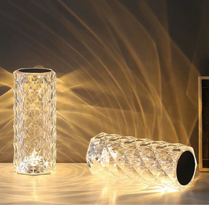 Aurora Ripple Crystal Lamp