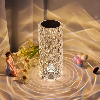 Aurora Ripple Crystal Lamp